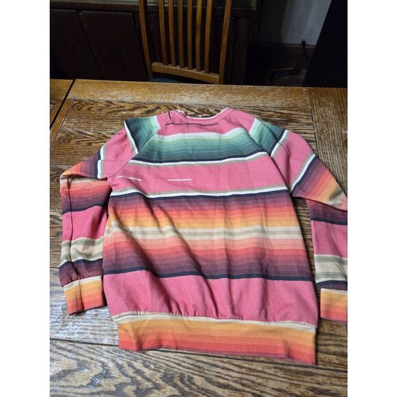 Aviator Nation Tulum Serape Bolt Stitch Sweatshirt in Pink Size M - Picture 5 of 5